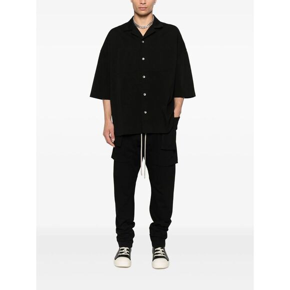 Rick Owens Drkshdw Black Jackets - Shirt Jackets Men